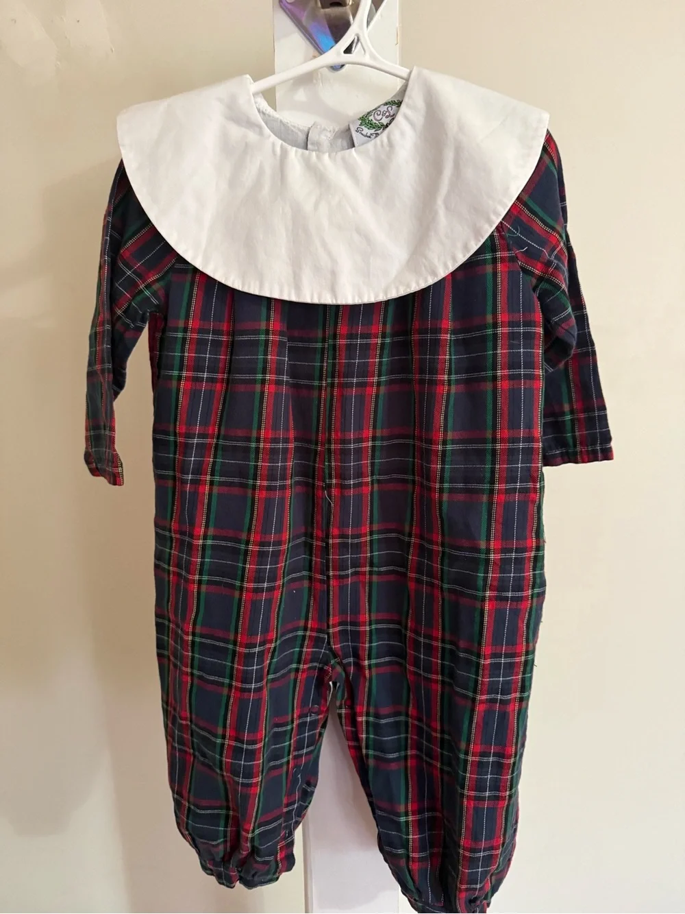 Cecil and Lou Smocked Bubble Romper